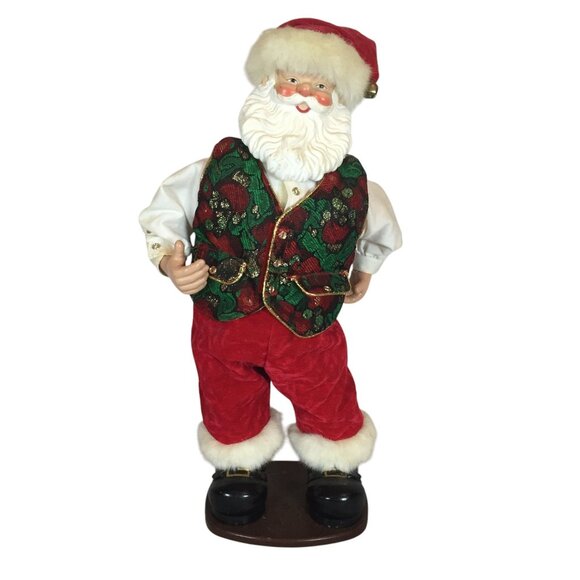 Santa Claus Dancing Singing Animated Rocking Around The Christmas Tree 1992 - Picture 1 of 7